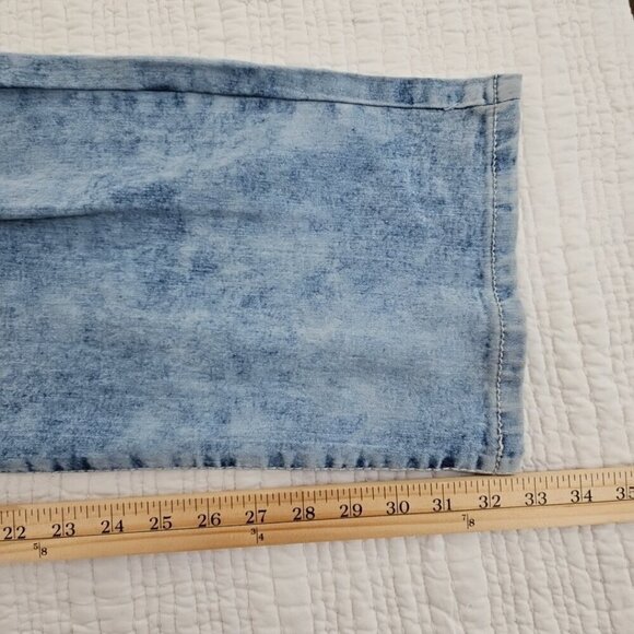 Southpole Jeans Men's 48 (50x33) Acid Wash Stretch Moto Distressed Y2K EUC - Picture 6 of 15